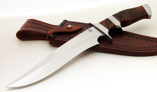 David Broadwell sub-hilt fighter fixed custom knives