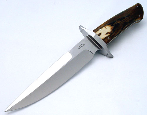 Schuyler Lovestrand mastodon fighter fixed custom knife