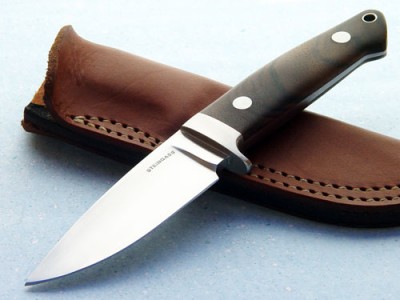 Tim Steingass walnut hunter fixed custom knife