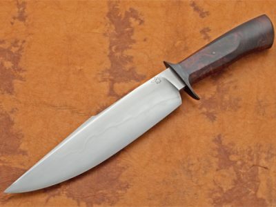 Mike Deibert ABS Journeyman Smith forged bowie fixed custom knife