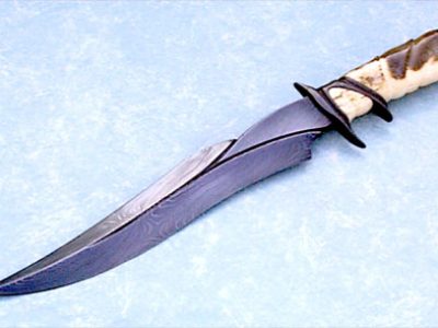 David Broadwell sub-hilt fighter fixed custom knife