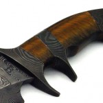 David Broadwell damascus fighter fixed custom knives