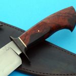 Mike Deibert bowie handle fixed custom knife