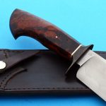 Mike Diebert bowie handle fixed custom knives Robertson's Custom Cutlery