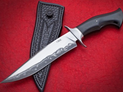 Claudio Ariel Sobral fighter fixed custom knife