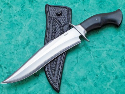 Claudio Ariel Sobral ABS Journeyman Smith forged san mai bowie fixed custom knives