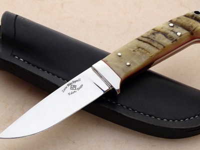 Zane Blackwell hunter fixed custom knife Robertson's Custom Cutlery