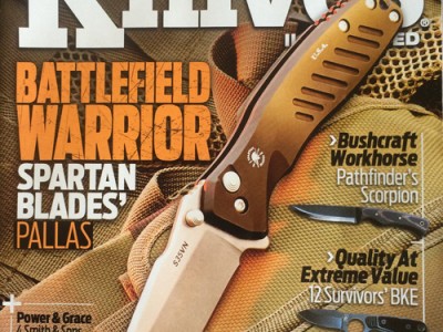 Knives Illustrated magazine March April 2016 les robertson article