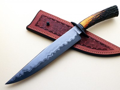 Steve Randall san mai bowie fixed custom knives