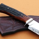 Claudio Ariel Sobral stag fighter fixed custom knives