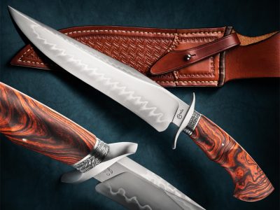 Ben Breda bowie fixed custom knife