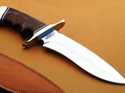 Bill Luckett raptor presentation fixed custom knife