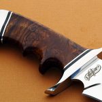 Bill Luckett raptor handle presentation fixed custom knives