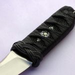 RJ Martin wasabi knife handle fixed custom knives