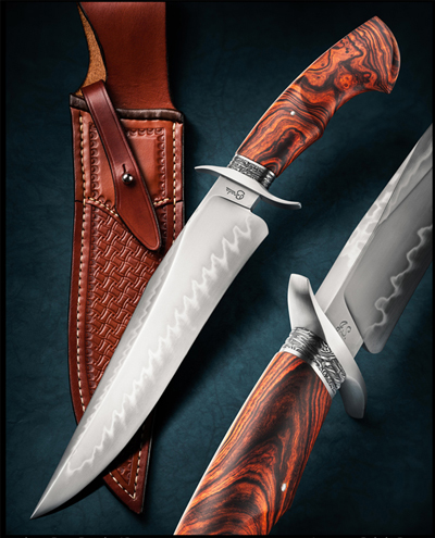 Ben Breda ABS Journeyman Smith presentation forged bowie fixed custom knife