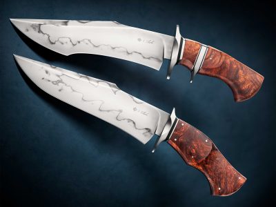 Spencer Clark brute bowie fixed custom knife