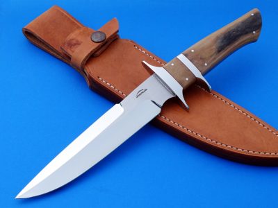 Schuyler Lovestrand F1 Subhilt Fighter Mastodon Ivory Custom Knife