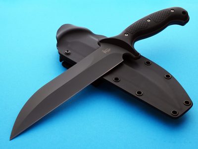 Todd Begg fighter fixed custom knife Robertson's Custom Cutlery