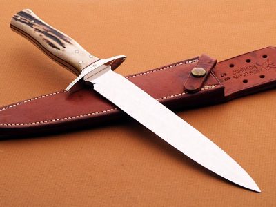 Walter brend presentation fixed blade fixed custom knives Robertson's Custom Cutlery