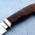 Jim Crowell hunter fixed custom knife handle