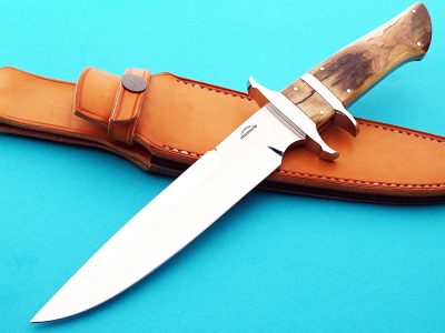 Schuyler Lovestrand sub-hilt fighter presentation fixed custom knife