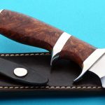 Jim Siska fighter handle back Robertson's Custom Cutlery fixed custom knife