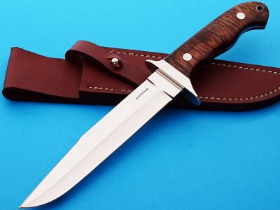 Tim Steingass fighter presentation fixed custom knives