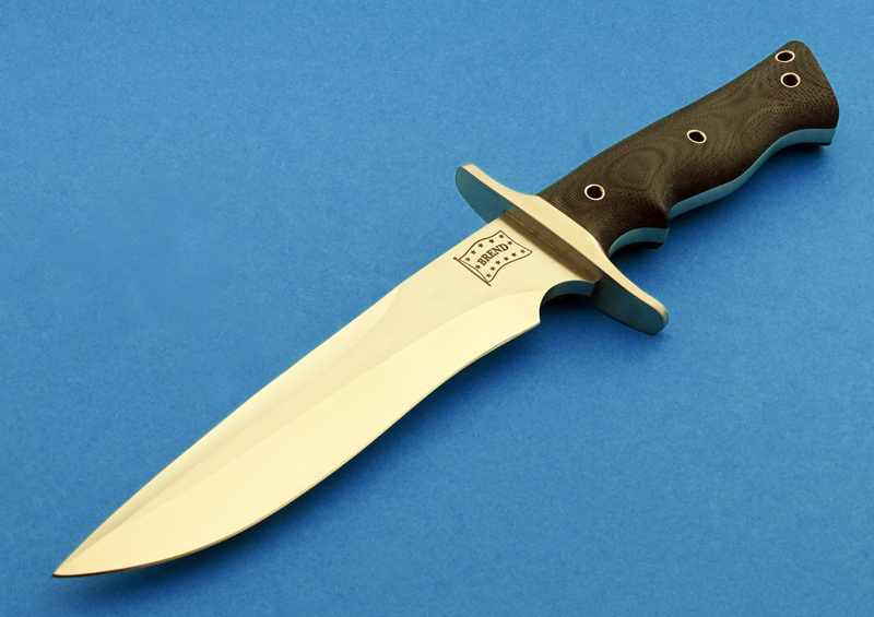 fixed custom knives Walter Brend 8 Model 2 TN knife back Robertson's Custom Cutlery tactical fixed blade