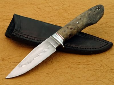 fixed custom knives Tim Steingass SM hunter knife Robertson's Custom Cutlery hunters & skinners fixed blade