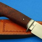 fixed custom knives josh fisher di hunter knife handle back Robertson's Custom Cutlery fixed blade