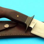 fixed custom knives Ramon Morales harpoon bowie 2 knife back Robertson's Custom Cutlery bowie fixed blade