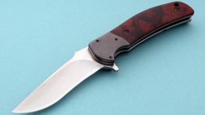 RJ Martin Q36 Desert Ironwood Prestentation Tactical Folding Knife Flipper