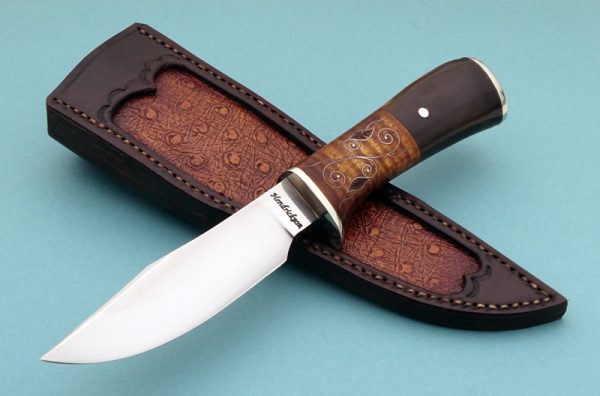 Jay Hendrickson Forged Hunting Knife Bill Moran student ABS Master Smith Silver Wire Inlay