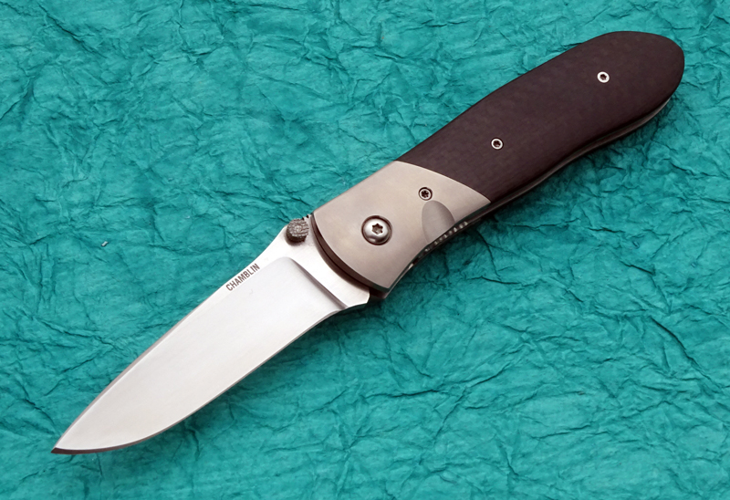 Joel Chamblin Custom Maverick Tactical Folding Knife Titanium EDC