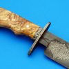Larry Cox Forged Mosaic Damascus Fighting Knife ABS Journeyman Smith Custom Fighter