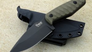 Brian Selby Tactical Fighter Custom Knife Green