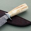Bill Miller Crushed W Damascus Bowie with Ivory