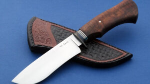 Matias Funes Forged Koa Hunter ABS Apprentice Smith Argentina Decorative Sheath belt strap