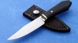 Erik Fritz Custom Forged Coffin Handle Utility Knife ABS Journeyman Smith
