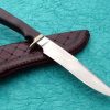 Kyle Royer Custom Forged Recurve Hunting Knife African Blackwood ABS Master Smith