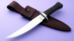 Henry Torres custom forged Persian Fighter ABS Master Smith Test Knife with Coffin handle