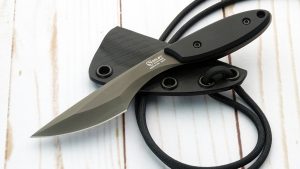 Brian Selby Street Scalpel Custom Tactical EDC Scalpel Neck Knife Prototype Exclusively from Robertson's Custom Cutlery