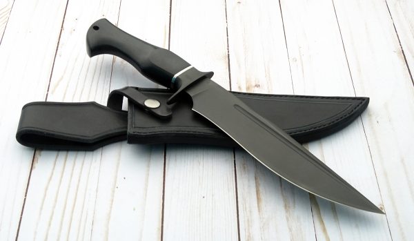 Michal Komorovsky Paladin II Tactical Fixed Blade Slovakia DCL coating featured on the cover of Blade 2-2023
