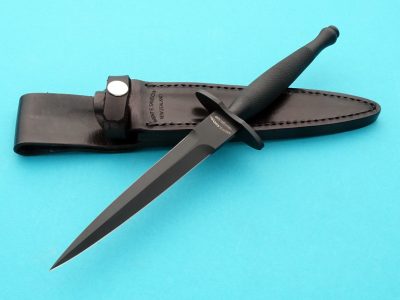Brent Sandow Fairbairn Sykes Dagger Black gun kote Custom Tactical knife