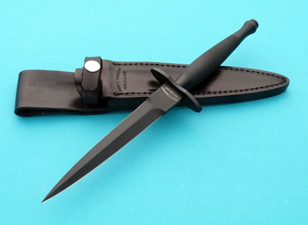 Brent Sandow Fairbairn Sykes Dagger Black gun kote Custom Tactical knife