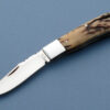 Rusty Preston Stag Trapper Custom Slip Joint Folding Knife