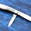 David Taylor 2 Blade Gunstock Slip Joint Folder with Pearl