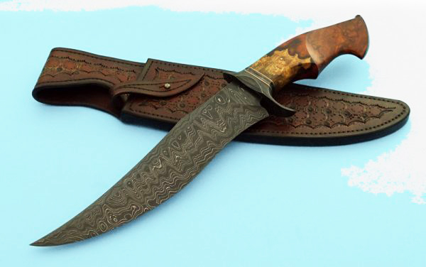 Brian Sellars Forged Damascus DI Bowie