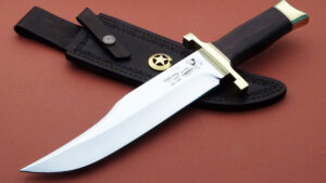 Gil Hibben Custom 50th Anniversary Bowie Knife Certificate Signed Sheath #1