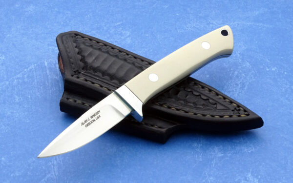 Warren Bird and Trout Custom Hunter Lightweight and comes with leather sheath